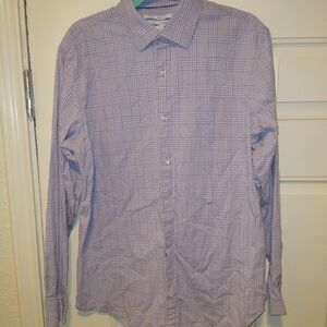 Old Navy The Signature Shirt Slim Fit Long Sleeve Button Up Shirt Men's sz Large